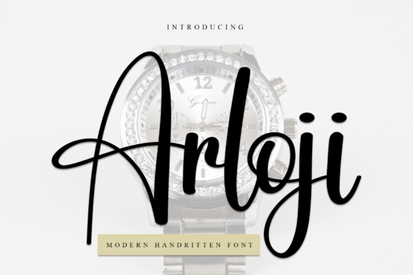Arloji: A Handwritten Font for Professional Branding