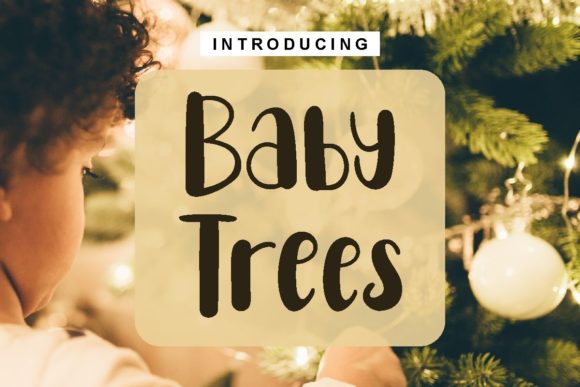 Baby Trees Font for Web Design