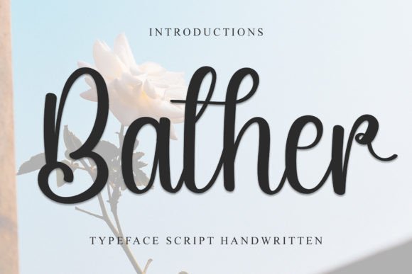 Bather: A Font for Creative Business