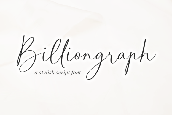 Billiongraph: A Handwritten Font for Web Design