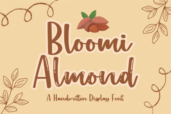 Bloomi Almond: A Handwritten Font for Modern Marketing