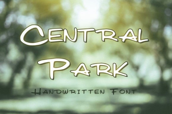 Central Park: A Handwritten Font for Creative Expression