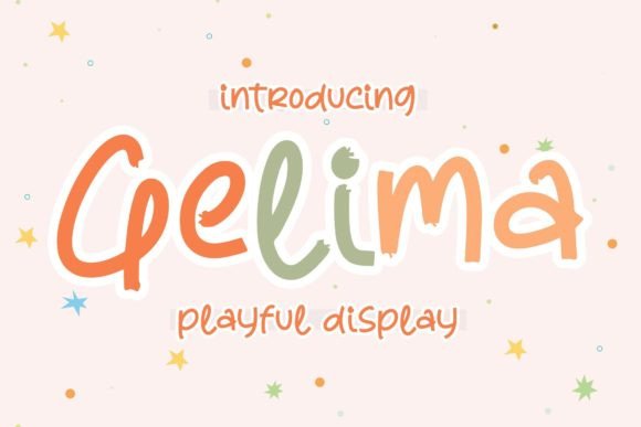 Gelima: A Playful Font for Professional Branding