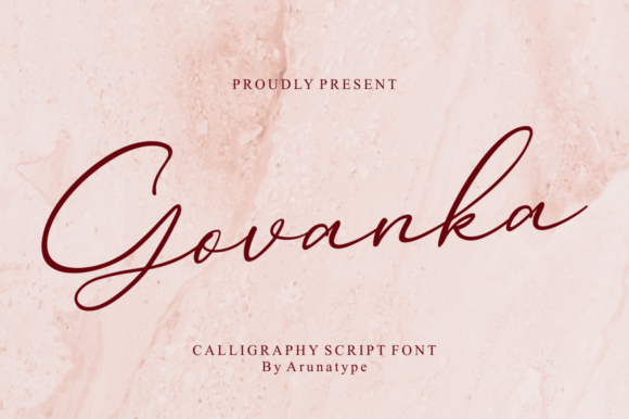 Govanka: A Handwritten Font for Creative Web Design