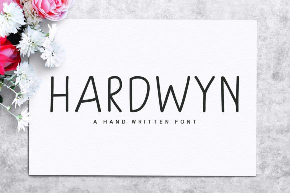 Hardwyn: A Handwritten Font for Creative Projects