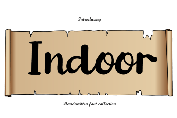 Indoor: A Handwritten Font for Creative Campaigns