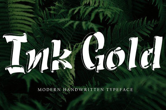 Ink Gold Font Review