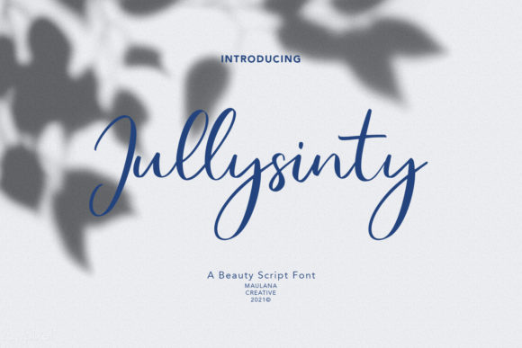 Jullysinty: A Timeless Handwritten Font