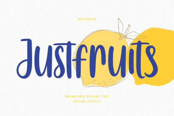 Justfruits: A Friendly Font for Creative Projects