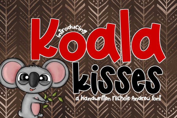 Koala Kisses Font for Creative Projects