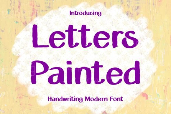 Letters Painted: A Handwritten Font for Creative Campaigns