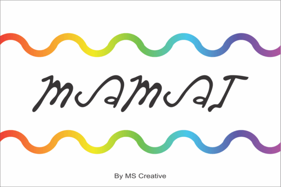 Mamat: A Playful Script Font