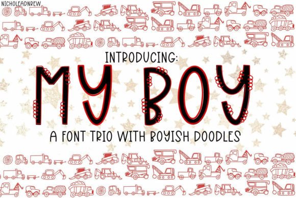 My Boy: A Handwritten Font for Creative Publishing