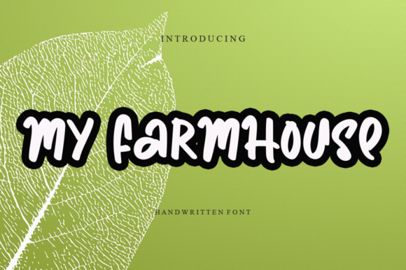 My Farmhouse: A Warm Handwritten Font
