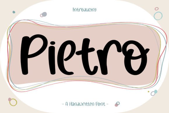 Pietro: A Font for Real Campaigns
