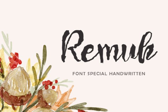 Remuk: A Quirky Handwritten Font for Creative Campaigns