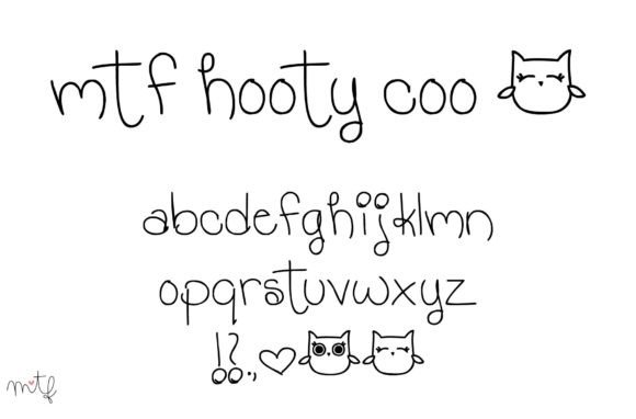 Review: Hooty Coo Font