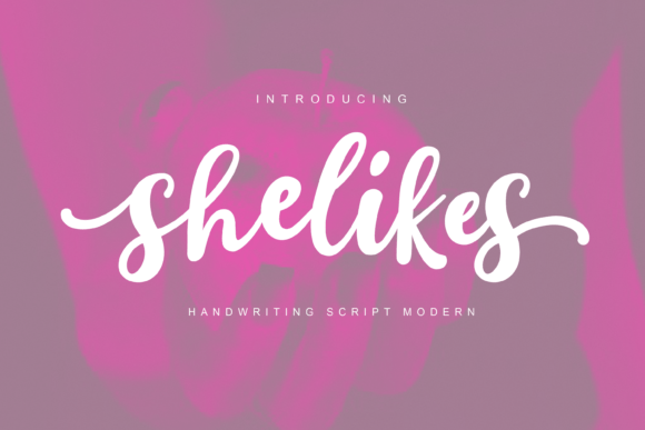 Shelikes: A Handwritten Font for Elegant Design