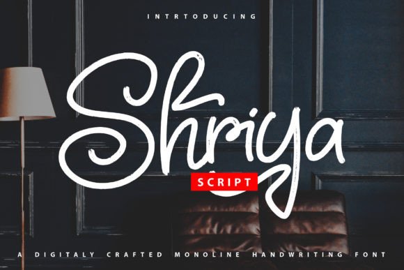 Shriya: A Luxurious Handwritten Font