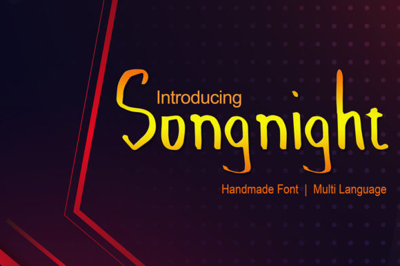 Songnight Font for Web Design