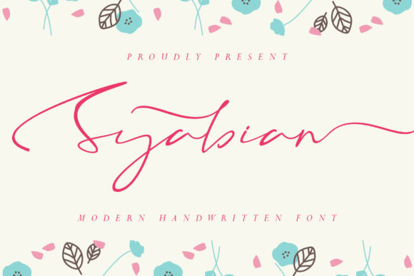 Syabian: A Timeless Handwritten Font