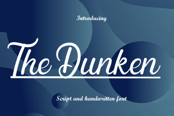 The Dunken: A Playful Handwritten Typeface