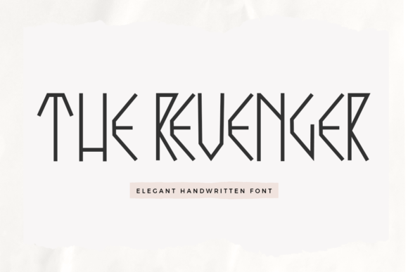 The Revenger: A Whimsical Handwritten Font