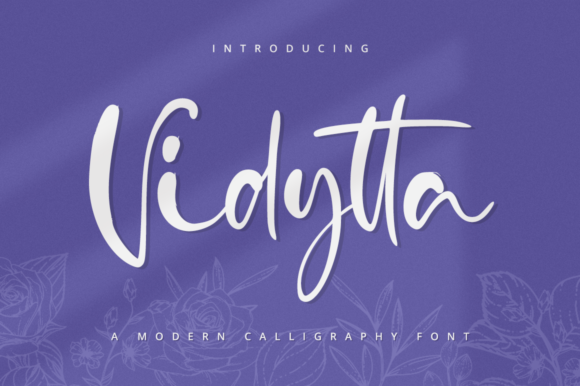 Vidytta: A Luxurious Handwritten Font